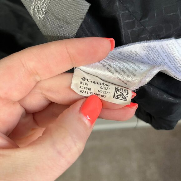 Columbia Mens Black Quilted Hooded Down Filled Jacket Size M - Picture 14 of 16